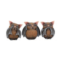 Three Wise Bats 9cm