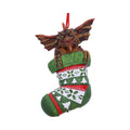 Gremlins Mohawk in stocking Hanging Ornament 13cm
