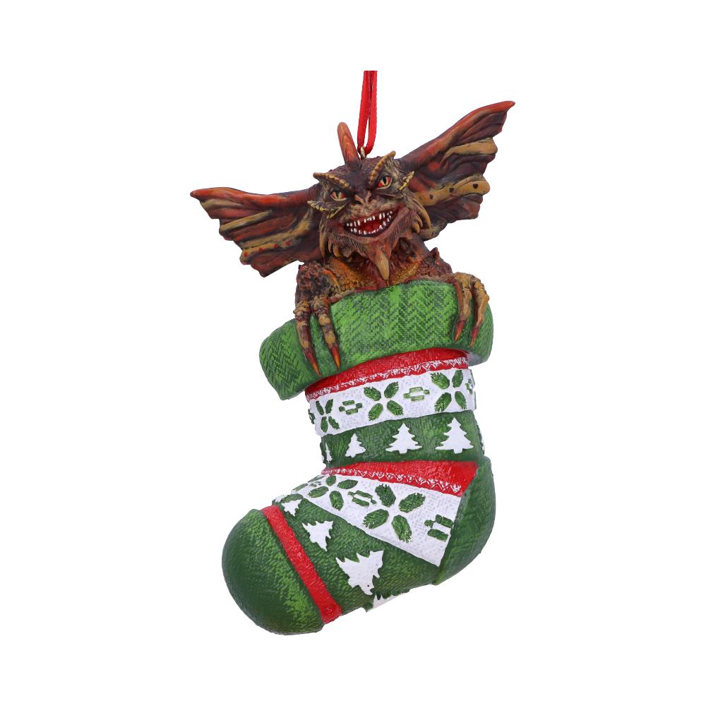 Gremlins Mohawk in stocking Hanging Ornament 13cm