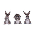 Three Wise Donkey Figurines