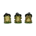Three Wise Toads 10.3cm