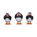 Three Wise Puffins 9cm