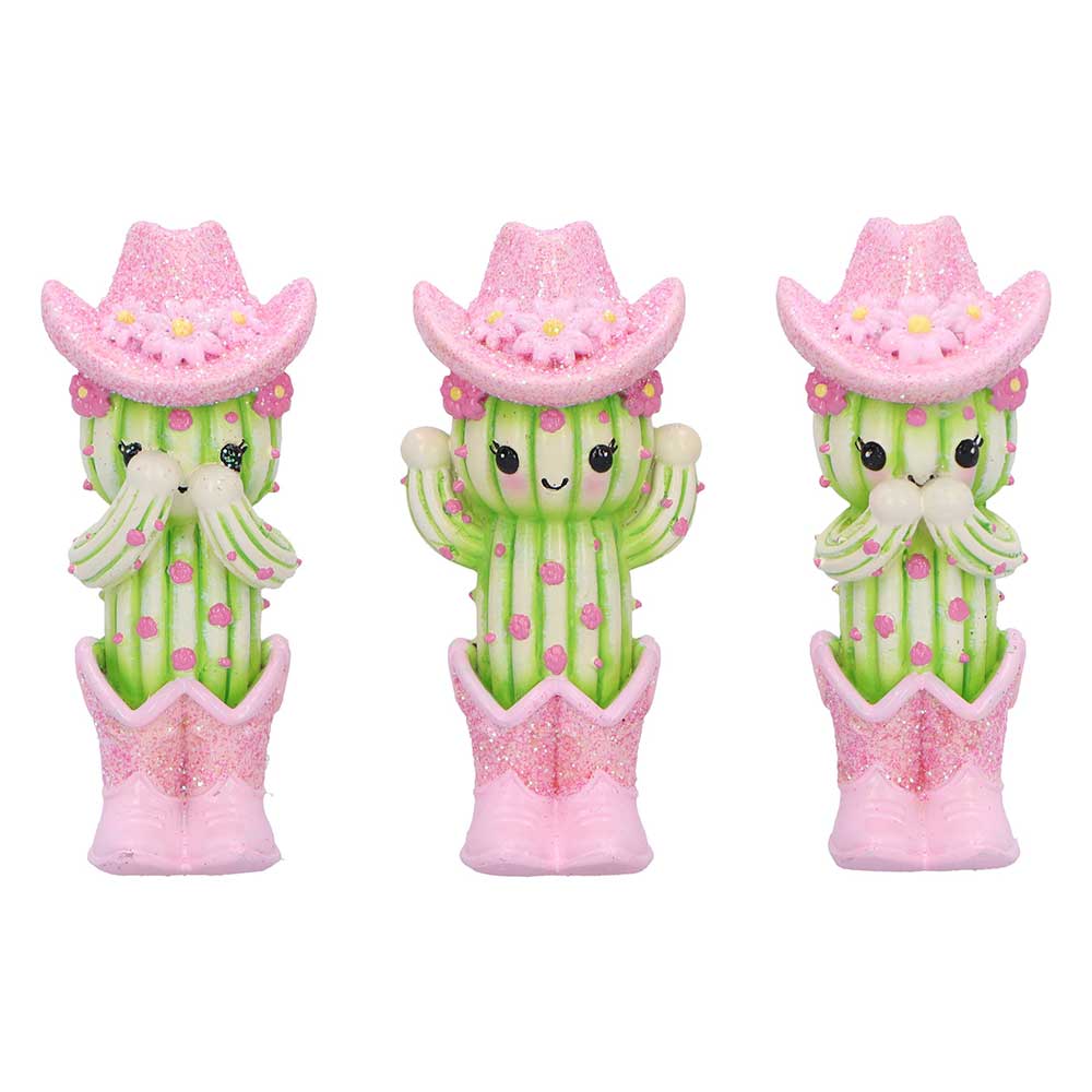 Three Wise Cacti Figures 9.5cm